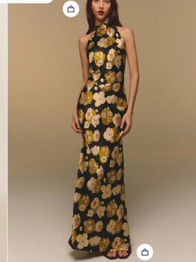 NWT Reformation Bianca Silk Dress